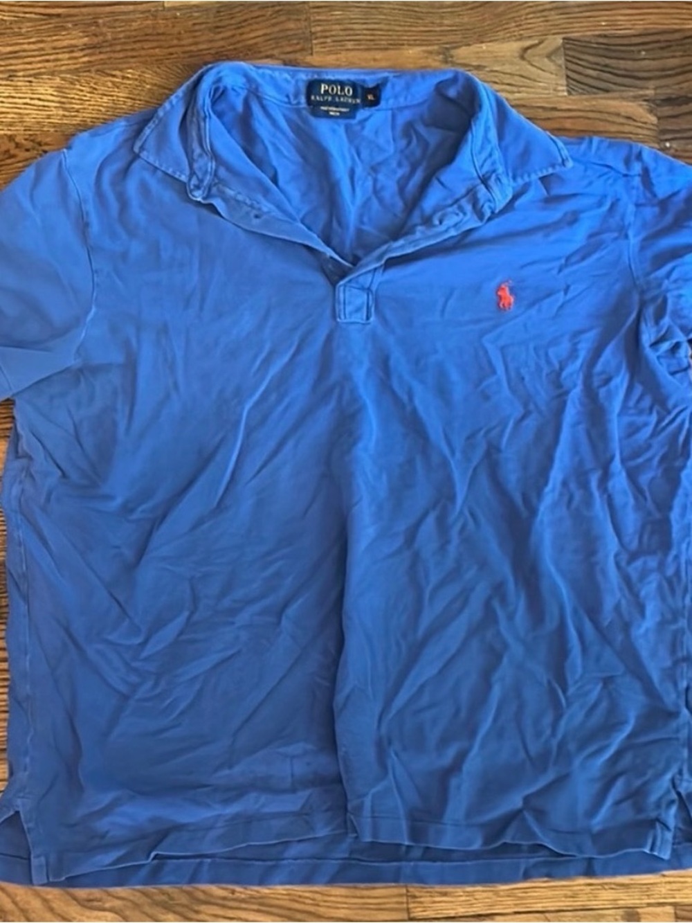 Polo by Ralph Lauren Men’s Royal Blue Polo with Red Pony